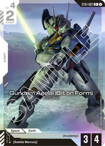 Gundam Aerial (Bit on Form) XVX-016 [ST01-007] (C+)