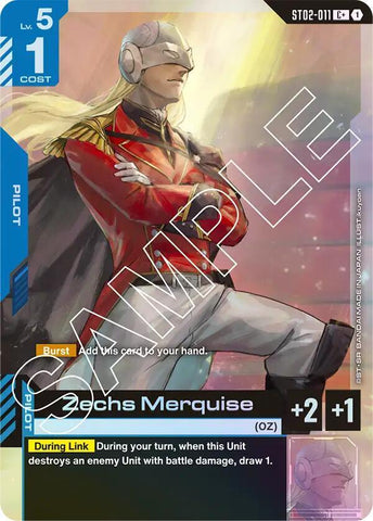 Zechs Merquise [ST02-011] (C+)