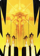 Hardlight Containment Art Card (Gold-Stamped Planeswalker Symbol) [Edge of Eternities Art Series]