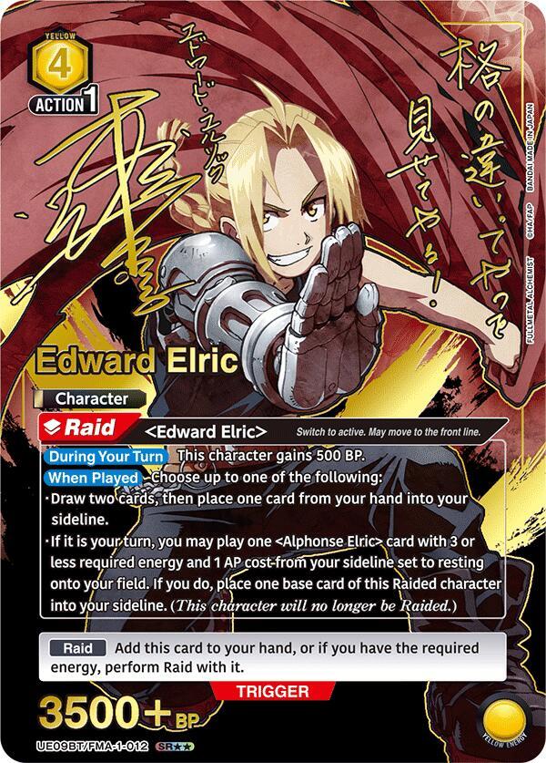 Edward Elric [UE09BT/FMA-1-012] (SR**)