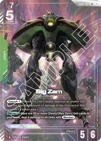 Big Zam MA-08 [GD01-027] (R+)
