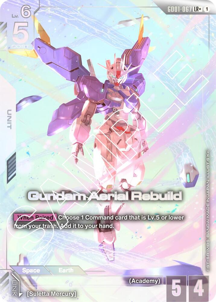 Gundam Aerial Rebuild XVX-016RN [GD01-067] (LR+)
