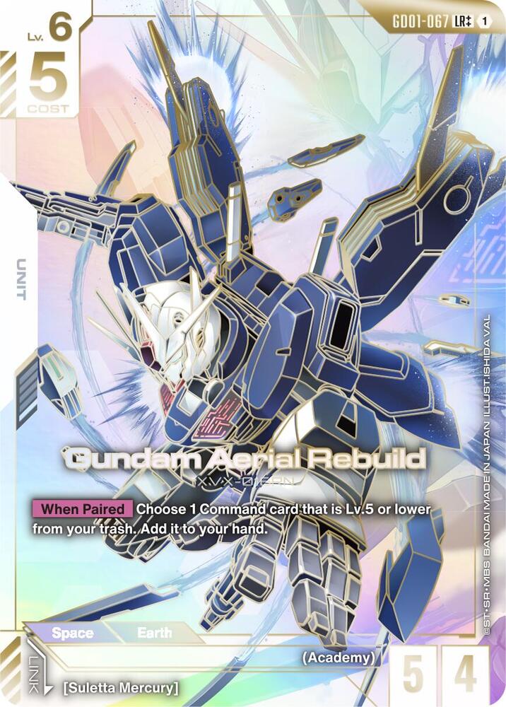Gundam Aerial Rebuild XVX-016RN [GD01-067] (LR++)