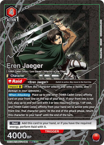 Eren Jaeger [UE10BT/AOT-1-092] (SR***)