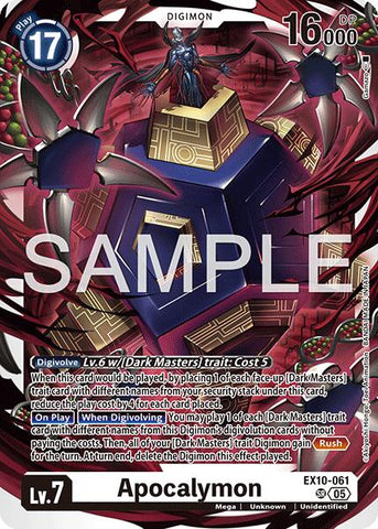 Apocalymon [EX10-061] [Sinister Order]