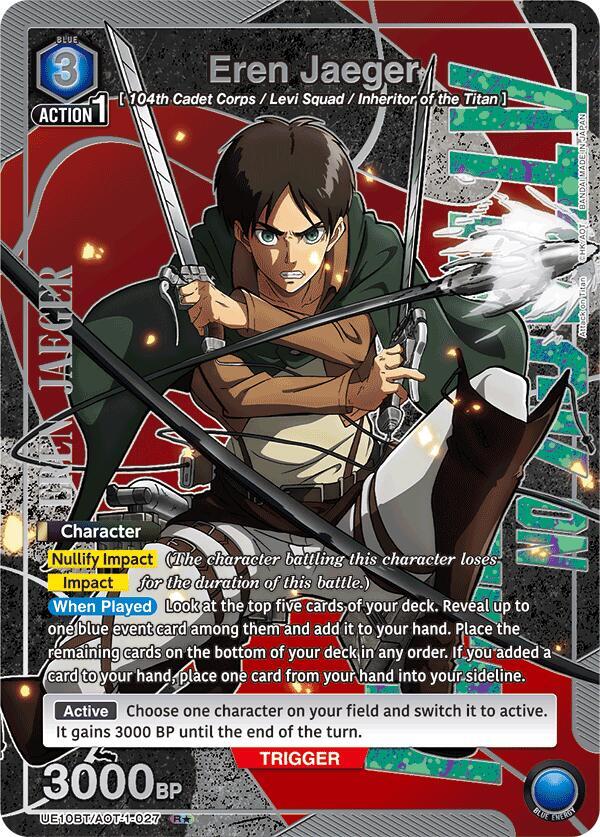 Eren Jaeger [UE10BT/AOT-1-027] (R*)