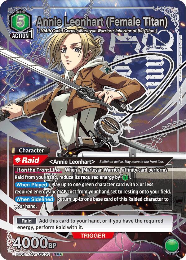 Annie Leonhart (Female Titan) [UE10BT/AOT-1-053] (SR*)