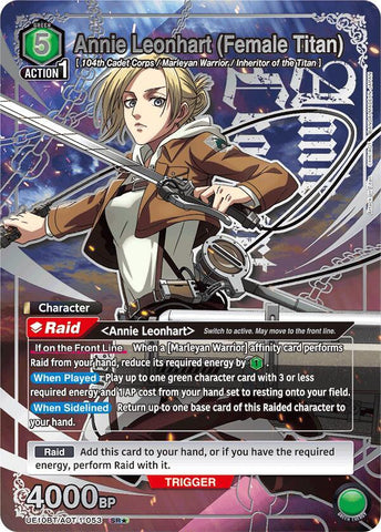 Annie Leonhart (Female Titan) [UE10BT/AOT-1-053] (SR*)