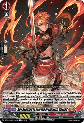 Boy Aspiring to Join the Protectors, Sperod (DZ-BT09/070EN) [Super Brave Detonation]