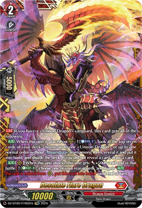 Desolate Flare Dragon (DZ-BT09/FFR02EN) [Super Brave Detonation]
