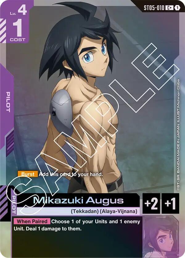 Mikazuki Augus [ST05-010] (C+)