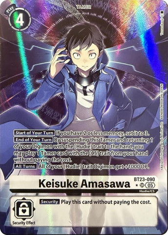 Keisuke Amasawa [BT23-090] (Alternate Art) [Hackers' Slumber]