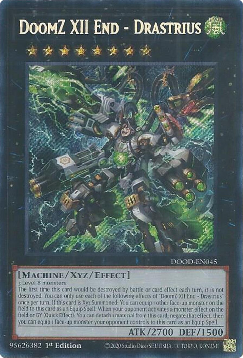 DoomZ XII End - Drastrius [DOOD-EN045] Secret Rare