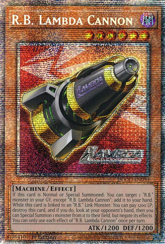R.B. Lambda Cannon (Starlight Rare) [DOOD-EN090] Starlight Rare