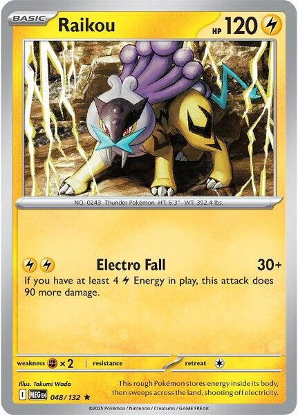 Raikou (048/132) [Mega Evolution: Base Set]