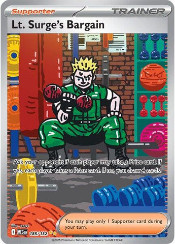 Lt. Surge's Bargain (185/132) [Mega Evolution: Base Set]