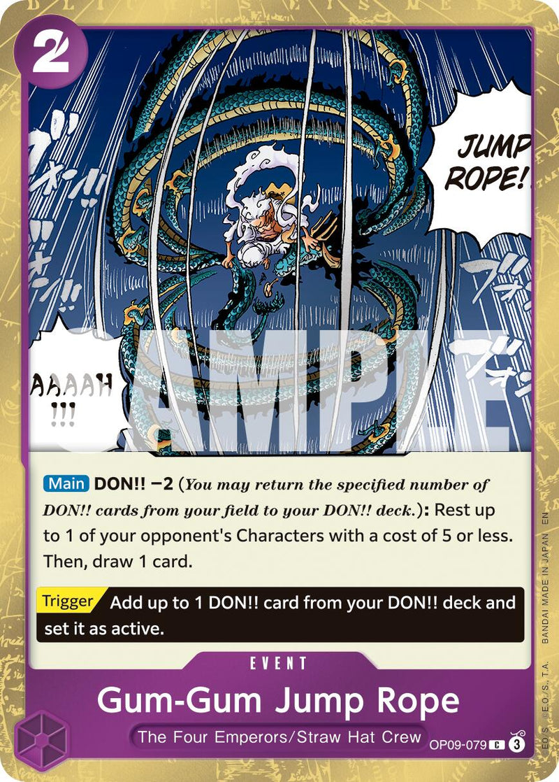 Gum-Gum Jump Rope (Pirate Foil) [Premium Booster -The Best- Vol. 2]