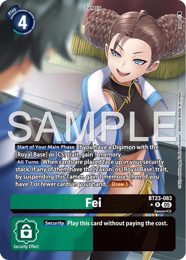 Fei [BT23-083] (Alternate Art) [Hackers' Slumber]