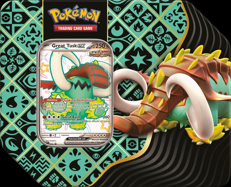 PKM - Paldea Fates - Great Tusk Tin