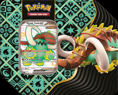 PKM - Paldea Fates - Great Tusk Tin