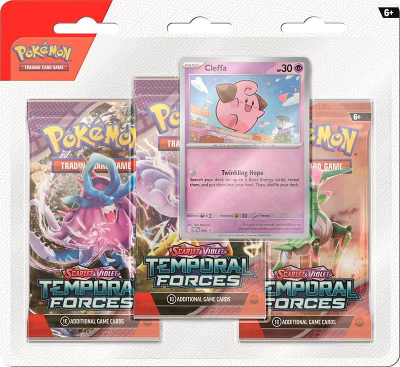 PKMN - Temporal Forces: Cleffa - 3-Pack Blister
