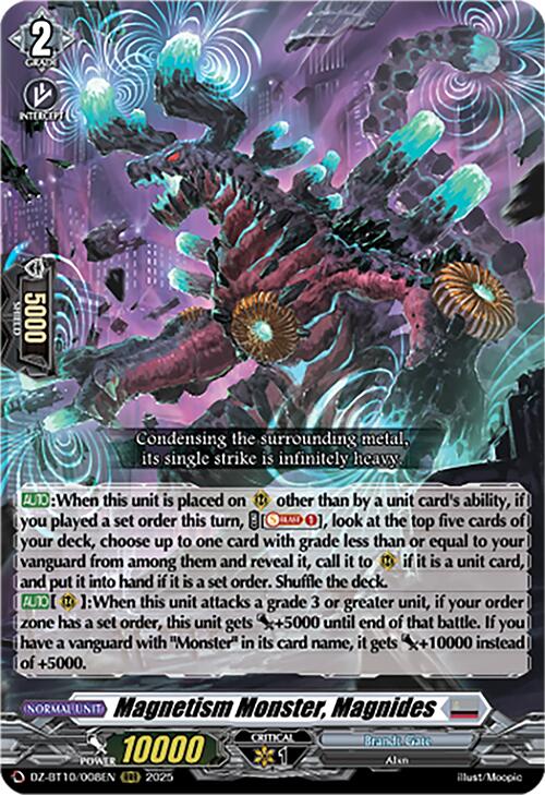 Magnetism Monster, Magnides (DZ-BT10/008EN) [Dragonsoul Resonance]