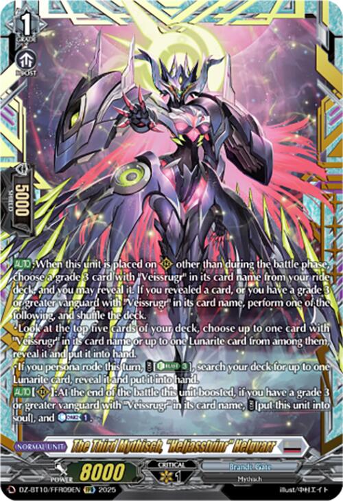 The Third Mythisch, "Heljasstvinr" Helgvarr (FFR) (DZ-BT10/FFR09EN) [Dragonsoul Resonance]