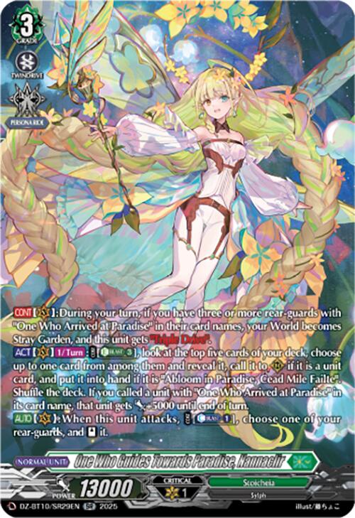 One Who Guides Towards Paradise, Nannaclir (SR) (DZ-BT10/SR29EN) [Dragonsoul Resonance]