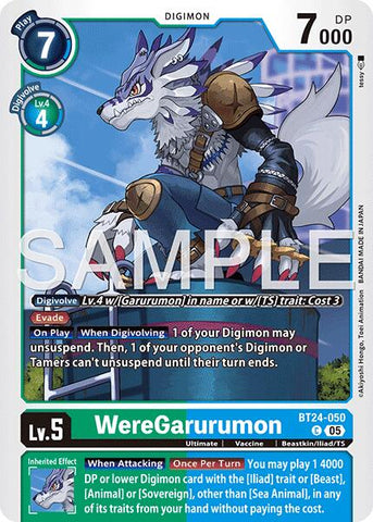 WereGarurumon [BT24-050] [Time Stranger]