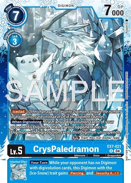CrysPaledramon [EX7-021] (Regulation Battle Vol. 4 Winner) [Digimon LIBERATOR]