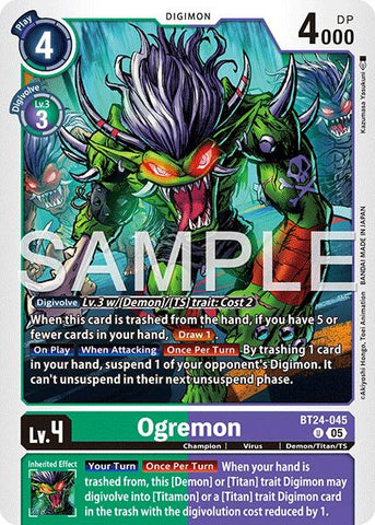 Ogremon [BT24-045] [Time Stranger]