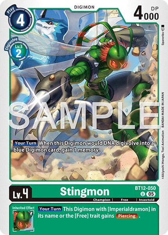 Stingmon [BT12-050] [Advanced Booster Digimon Generation]