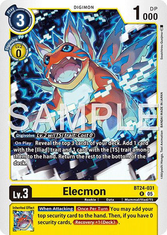 Elecmon [BT24-031] [Time Stranger]