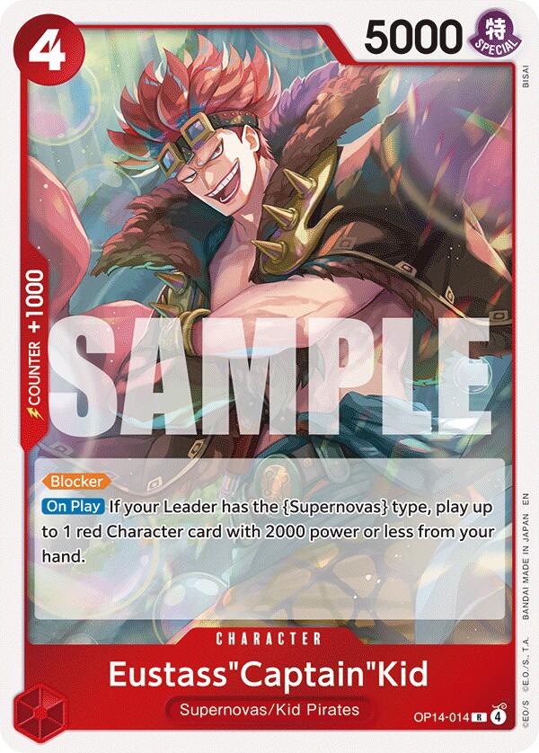 Eustass"Captain"Kid (OP14-014) [The Azure Sea's Seven]