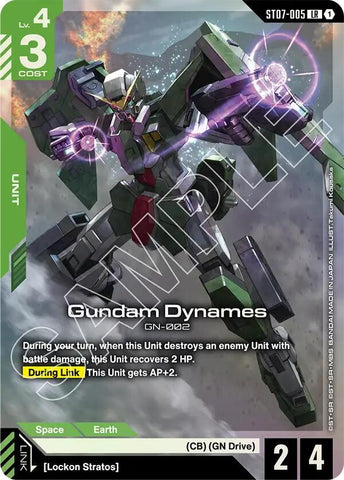 Gundam Dynames GN-002 [ST07-005] (LR)