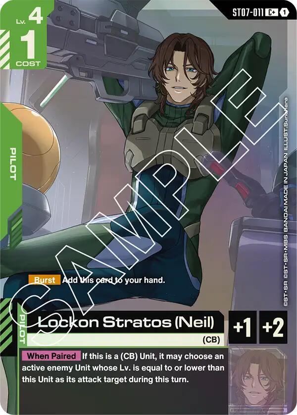 Lockon Stratos (Neil) [ST07-011] (C+)