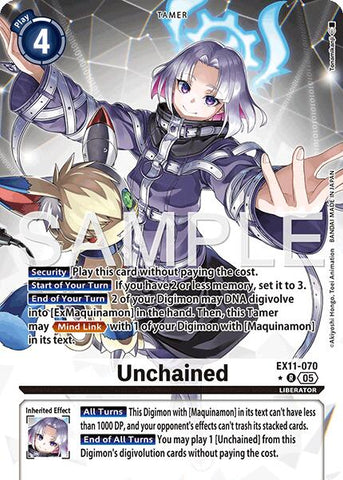 Unchained [EX11-070] (Alternate Art) [Dawn of Liberator]