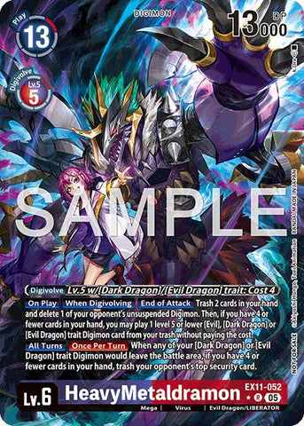 HeavyMetaldramon [EX11-052] (Box Topper) [Dawn of Liberator]