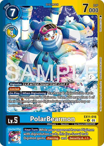 PolarBearmon [EX11-016] (Limited Foil) [Dawn of Liberator]