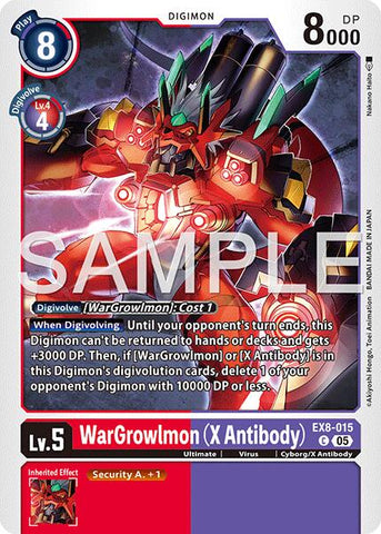 WarGrowlmon [EX8-015] (X Antibody) [Advanced Booster Digimon Generation]
