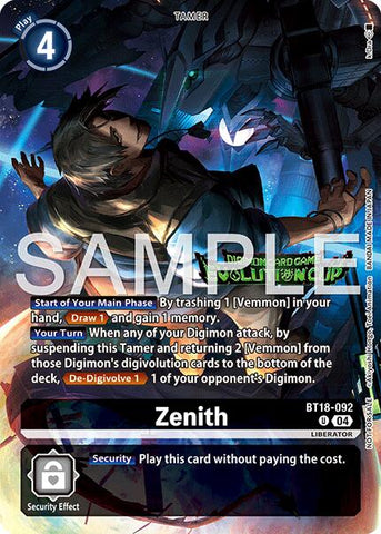Zenith [BT18-092] (Evolution Cup 2026 Vol. 1 Winner) [Release Special Booster Ver.2.0]