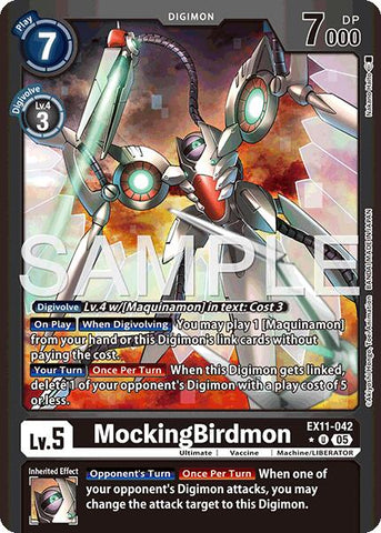 MockingBirdmon [EX11-042] (Limited Foil) [Dawn of Liberator]