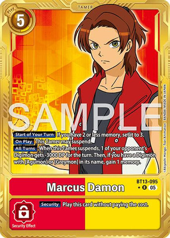 Marcus Damon [BT13-095] (Alternate Art) [Advanced Booster Digimon Generation]
