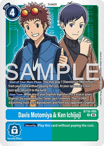 Davis Motomiya & Ken Ichijoji [BT16-085] [Advanced Booster Digimon Generation]