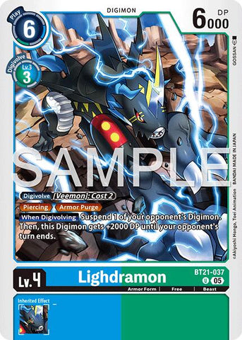 Lighdramon [BT21-037] (Foil Reprint) [Advanced Booster Digimon Generation]