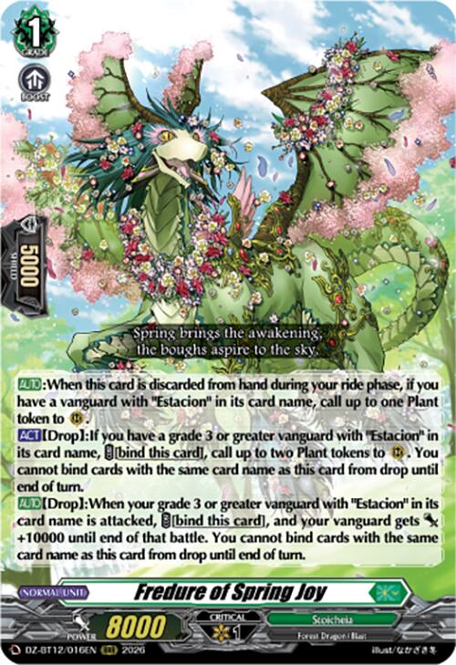 Fredure of Spring Joy (DZ-BT12/016EN) [Chasm of Lost Souls]