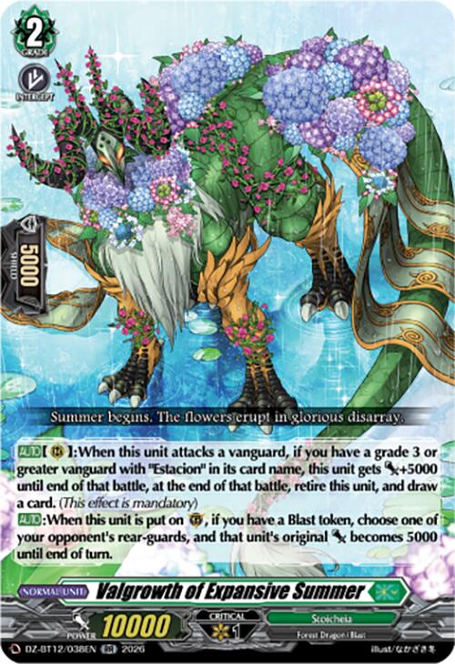 Valgrowth of Expansive Summer (DZ-BT12/038EN) [Chasm of Lost Souls]