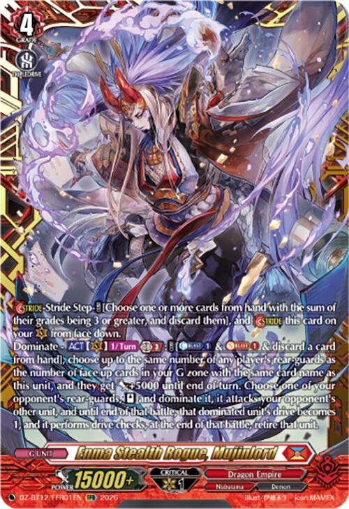 Enma Stealth Rogue, Mujinlord (DZ-BT12/FFR01EN) [Chasm of Lost Souls]