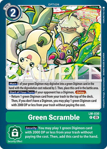 Green Scramble [LM-030] (Reprint) [Advanced Booster Digimon Generation]
