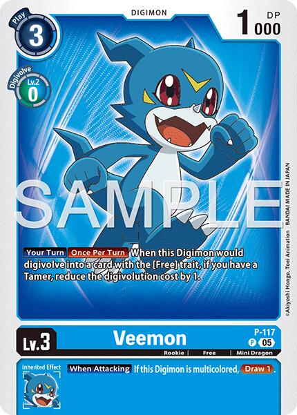 Veemon [P-117] - P-117 (Reprint) [Advanced Booster Digimon Generation]